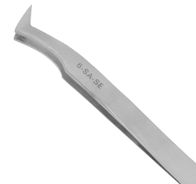 Tweezers with Curved & Bent Tip